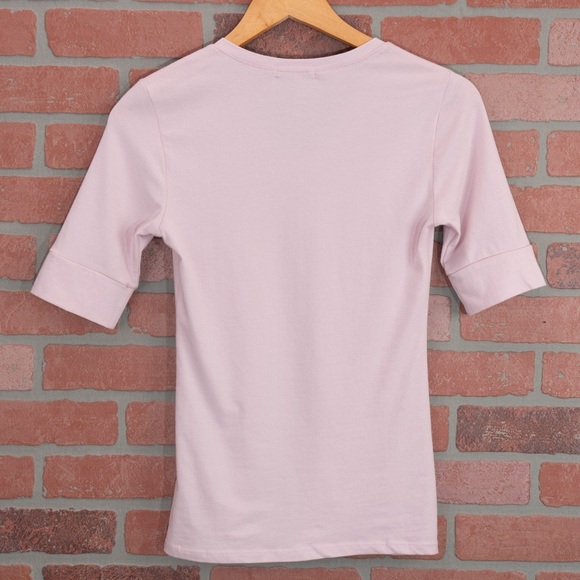 2/$5 Sale - Half Sleeve Spandex Tee - Pink - Picture 9 of 13